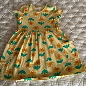 Hanna Andersson Yellow Floral Kids Dress